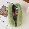 thumbnail image 2 of Bolso de almacenamiento bonita de felpa con cremallera, Bolso de cosméticos con animales de dibujos animados, organizador de maquillaje, 2 of 6