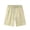 14#Beige, variant on Men's Casual Classic Shorts Athletic Solid Color Sweat Shorts with Drawstring Army Green XL