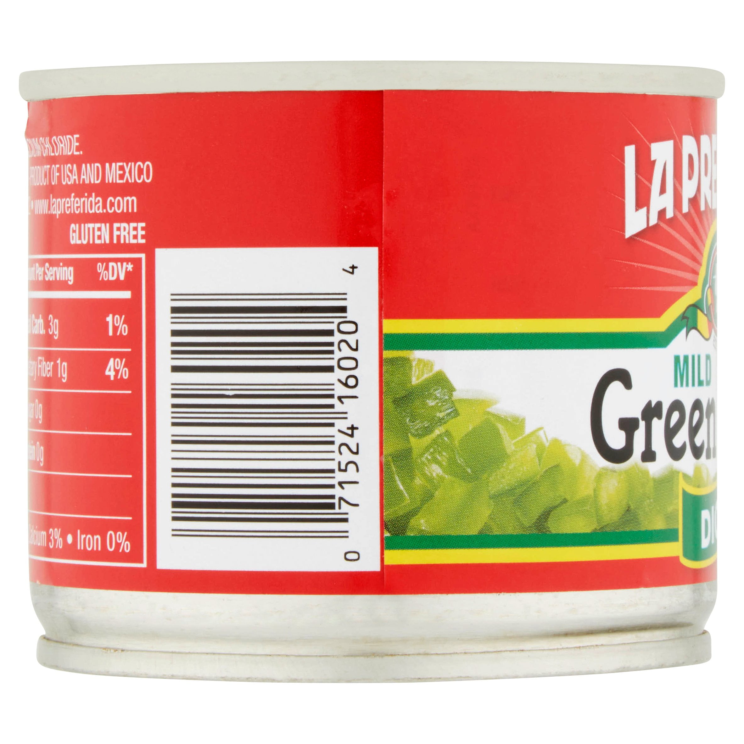 (4 pack) La Preferida Lp Lp Diced Green Chiles (mild)