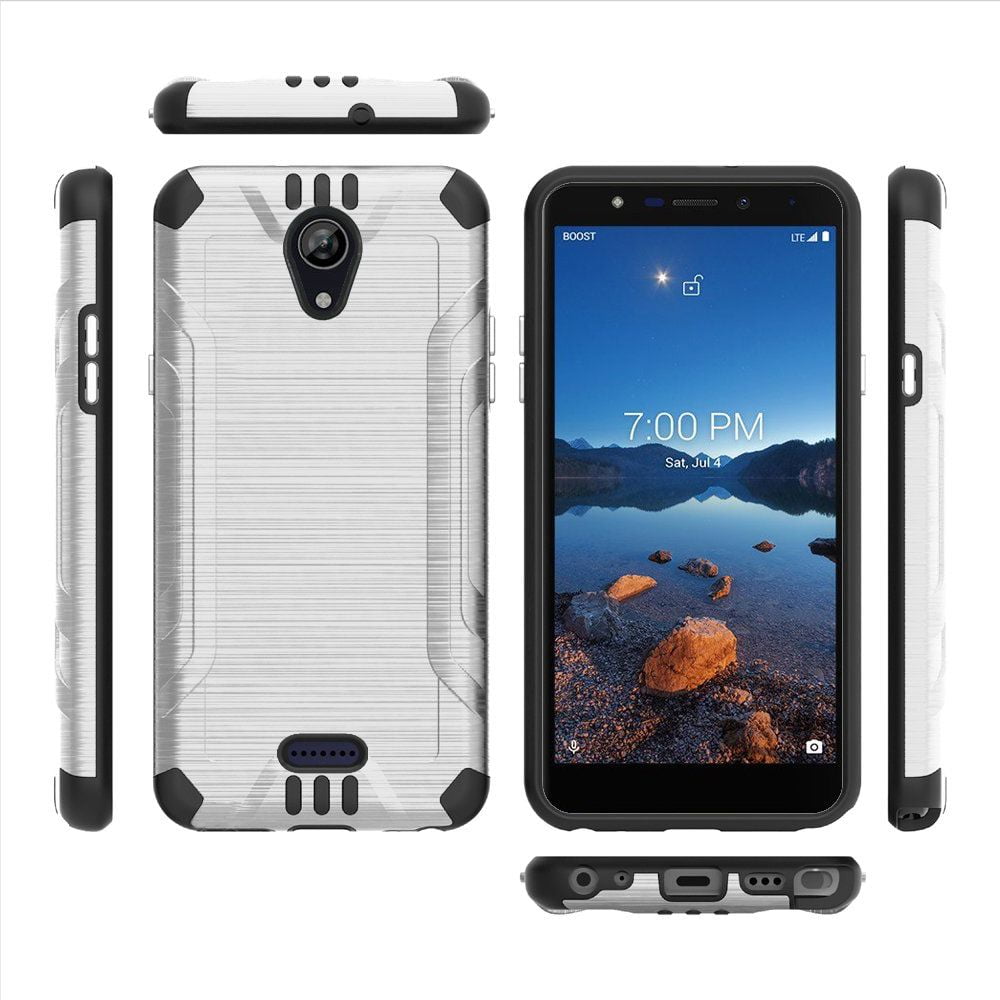 Compatible with Cricket Vision 3 (2021) AT&T Calypso Cricket Debut 4G LTE Hybrid Combat Slim