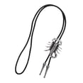 thumbnail image 3 of Cuerda de cuero Colco Escorpión Bolo Corbata Western para Hombre, 3 of 8