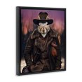 thumbnail image 3 of Stupell Industries Eclectic Classic Squirrel Fashion Black Floating Frame Canvas Art, 17 x 21, by Karen Burke, 3 of 8