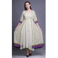 thumbnail image 2 of Bimba Robe Anarkali Imprimée pour Femmes Kurti Indienne Sans Manches Kurta Évasée, 2 of 6