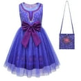 thumbnail image 3 of Girls Asha Costume Dress Princess Sleeveless Bowknot Outfits, 3-9Y, 3 of 7