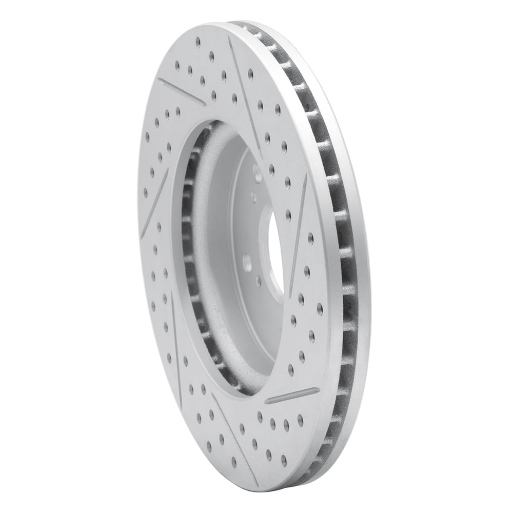 Dynamic Friction Company 830-59055L DFC Geoperformance Rotor - Drilled and Slotted