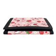 thumbnail image 5 of Chririnla Cartoon Axolotl & Strawberry Print Trifold Coin Wallet, Polyester Coin Bag for Sports, Compact Slim Trifold Coin Purse Wallet, 5 of 6
