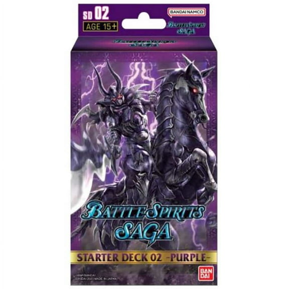 BATTLE SPIRITS SAGA CARD GAME: STARTER DECK 02 Purple [BSSSD02]