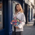 thumbnail image 6 of FORMRS 13-13.3 inch Laptop Sleeve Case Soft Carrying Quilted Computer Bag Cover, Ethereal Floral Harmony, 6 of 7