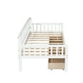 thumbnail image 5 of Miniyam Wood Twin-size Daybed with 2 Storage Drawers for Kids, White, 5 of 7