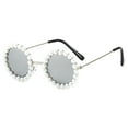 thumbnail image 4 of Children's Glasses Pearl Inlaid Sunscreen Lightweight Casual Sunglasses, 4 of 5