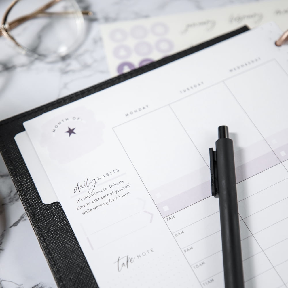The Happy Planner® Homeschool and Work From Home Classic Extension Packs by me & my BIG ideas