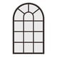 thumbnail image 1 of Espejo de pared con ventana arqueada, espejo decorativo de pared, madera rústica, acrílico, decoración de pared Simple, espejo de arco para ventana Negro, 1 of 9