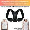 thumbnail image 4 of Corrector de postura para la espalda para hombres y mujeres, ajustable, 4 of 8