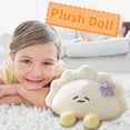 thumbnail image 5 of Plush Toy Dumpling Shape Stuffed Doll, Soft Plush Toy For Home Decoration Or Gift, 1Pc Cute Plushie With Purple Accent, Collectible Plush Toy For Tees And S, 5 of 6