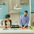 thumbnail image 6 of (2 pack) Better Homes & Gardens A15 Vintage LED Light Bulb, 40W, Daylight Clear Filament, E26, Dim, CA - 2 Pk, 6 of 13