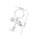 thumbnail image 2 of BRIGHTFUFU 3Ud Charm Llavero De Esquí En Aleación De Zinc Plateado Para Y Accesorios Deportivos, 2 of 8