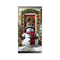 thumbnail image 2 of Japceit Christmas Door Cover Curtain, Large Size Holiday Entrance Decoration, Fabric Panel Door and Wall Decor for Festival Party, Home Seasonal Display, 2 of 9