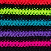 Red Heart Super Saver Jumbo #4 Medium Acrylic Yarn, Neon Stripe 10oz/283g, 482 Yards