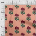 thumbnail image 1 of oneOone Cotton Flex Fabric Leaves & Floral Block Print Fabric By Yard 40 Inch Wide, 1 of 4