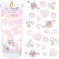 thumbnail image 2 of 1 juego de relleno para jarrones de San Valentín, rellenos de jarrones de color rosa, adornos decorativos de acrílico para escritorio, velas, centro de mesa para decoración del festival del día de, 2 of 8
