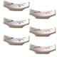 thumbnail image 1 of Palillos de cerámica de estilo japonés de 6 piezas, vajilla de descanso, herramientas de cocina, esencial para la familia del restaurante del hotel., 1 of 5