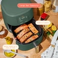 thumbnail image 6 of Beautiful 6qt Air Fryer with TurboCrisp Technology, EverGood Ceramic Nonstick Coating, Thyme Green by Drew Barrymore, 6 of 16