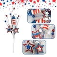thumbnail image 6 of Independence Day Floral Picks, 4th of July Red White Blue Artificial Branches for Home Decor, Holiday Tabletop Ornaments and Patriotic Arrangements,July 4th Decorations, 6 of 8