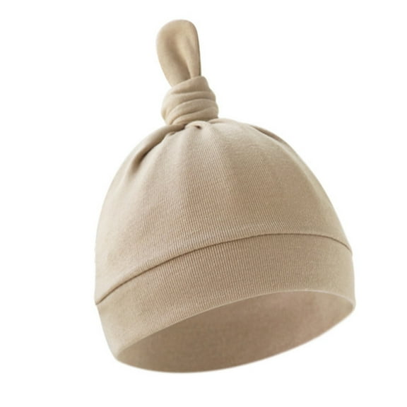 ZYHARUKO Cotton Breathable Baby Bonnet Hat Soft Infants Earflap Bonnet Fetal Caps Comfortable Headwear for 0 to 6 Months Unisex