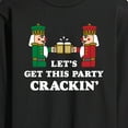 thumbnail image 3 of Instant Message - Nutcracker Get This Party Crackin Christmas - Men's Long Sleeve T-Shirt, 3 of 6
