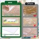 thumbnail image 3 of 30 Etiquetas Autoadhesivas Transparentes Reutilizables de 9,5" X 3,4" para Escritorios de Aulas Escolares., 3 of 5