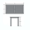 thumbnail image 5 of Highwood Rectangular 36x72 Counter Dining Table, 5 of 6