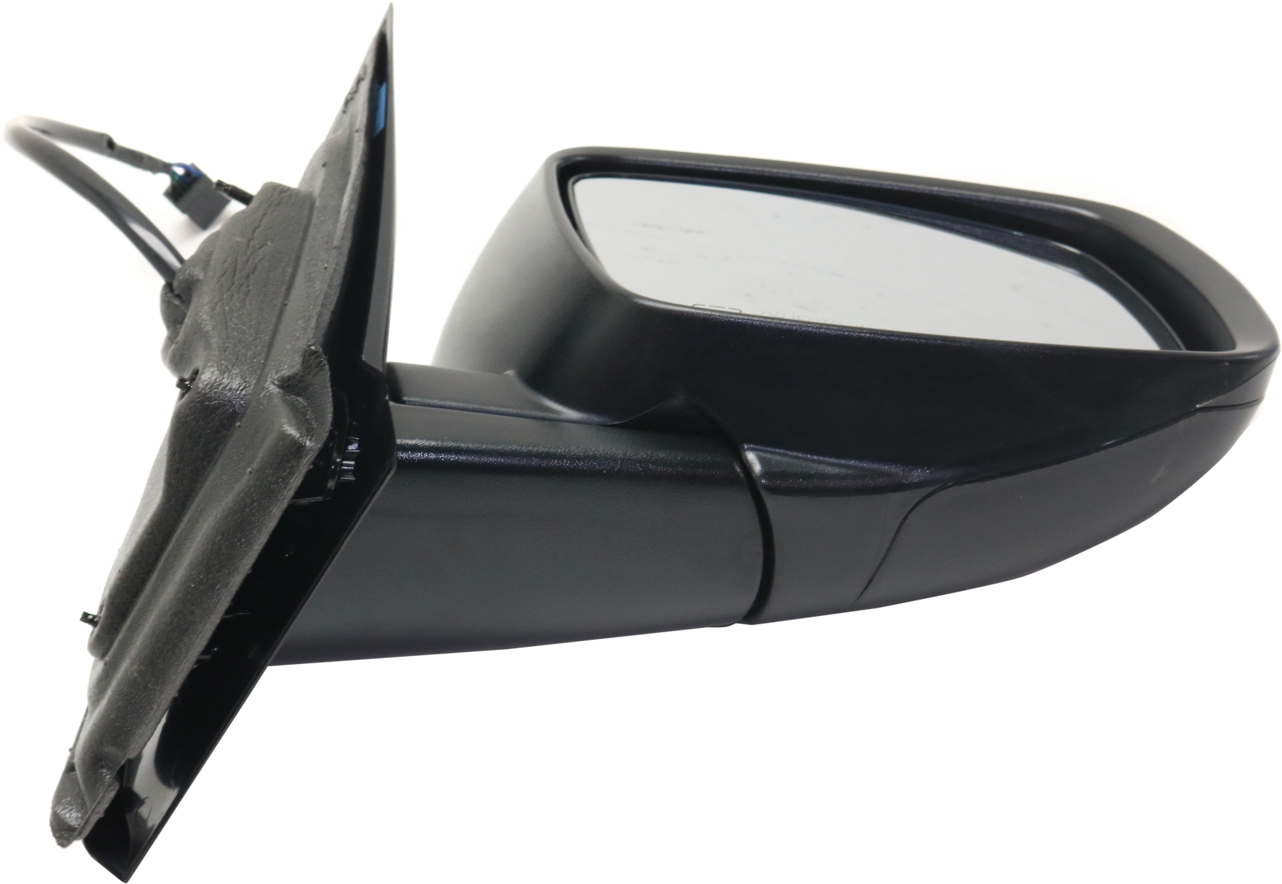 Mirror Compatible With 2016-2018 Dodge Journey Right Passenger Side Heated Textured Black Kool-Vue