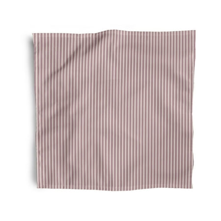 

Simply Daisy 18 x 18 Purple Ticking Stripe Napkins Set of 4