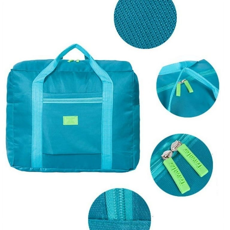 Travel Luggage Bag Big Capacity Folding Carry-on Duffle Bag Foldable Nylon  Zipper Waterproof Travel Portable Bag