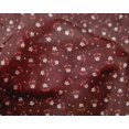 thumbnail image 4 of oneOone Silk Tabby Maroon Fabric Florals Sewing Craft Projects Fabric Prints By Yard 42 Inch Wide, 4 of 4
