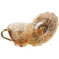 thumbnail image 5 of RENACLIPY Afternoon Tea Cup Set Light Brown Glass 1 Set, 5 of 5