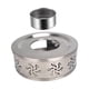 thumbnail image 4 of Calentador de tetera de acero inoxidable para calentar té, café y leche, estufa para té caliente, vela Estilo A, 4 of 9