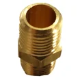 thumbnail image 3 of 5Pc 1/4" Npt Brass Hex Nipple 1/4" Male Npt X 1/4" Male Npt Air, Fuel, Oil, 3 of 3
