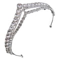 thumbnail image 4 of CIMAXIC Wedding Birthday Crown Party Rhinestone Tiara Wedding Rhinestone Headband for Festival,7.09"X7.09"X1.57", 4 of 5