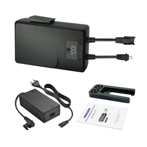 STAIGO Battery Pack for Recliner,Reclining Sofa,Lift Chair with LCD Display and Power Adapter, Black