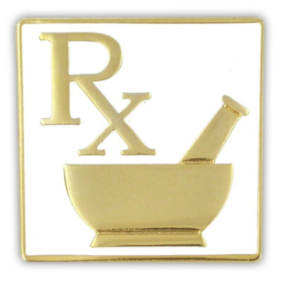 PinMart's Pharmacy RX Logo Lapel Pin