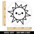 thumbnail image 2 of Smiling Sun Teacher Student Rubber Stamp for Scrapbooking Crafting Stamping - Small 3/4 Inch, 2 of 7