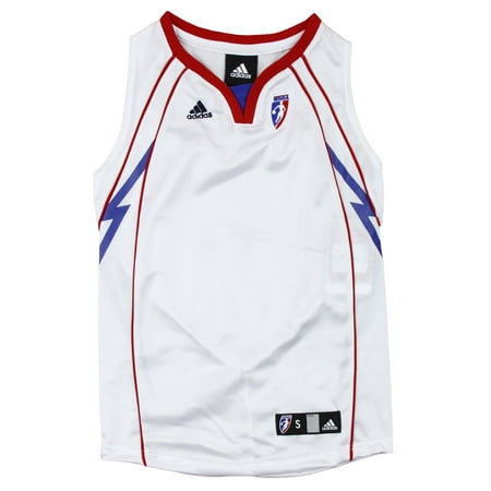 - Adidas WNBA Basketball Youth Girls Detroit Shock Replica Jersey, White