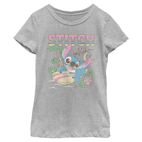Girls Lilo & Stitch Surfing Stitch T Shirt
