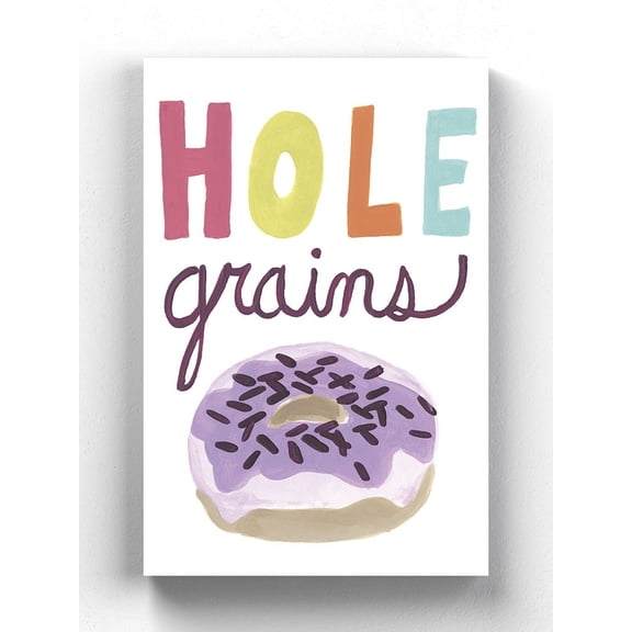 Happy Donuts I Wrapped Canvas -June Erica Vess Designs,