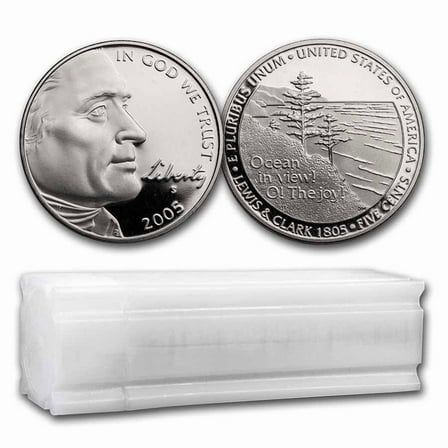 2005-S Ocean in View Nickel 40-Coin Roll Proof