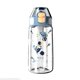 thumbnail image 3 of Toystoory Water Bottle Glass Leak-Proof Transparent Drinking Thanksgiving Creatively Measurement Bottles Christmas with Cups Kits de desorden para acampar azul, 3 of 6