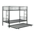 thumbnail image 6 of Miekor Furniture METAL Bunk Bed with trundle Black 20500, 6 of 9