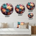 thumbnail image 4 of Designart "Pink Succulent Pink Charm I" Floral Oversized Wall Clock, 4 of 5