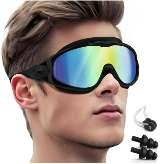 Gafas de natación Rantizon polarizadas antiUV y antivaho para adultos